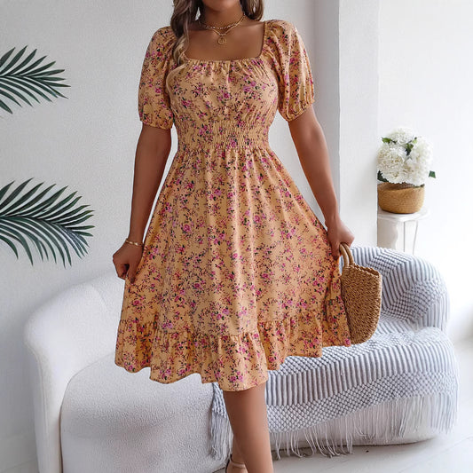 The perfect companion for sunny days: floral dresses