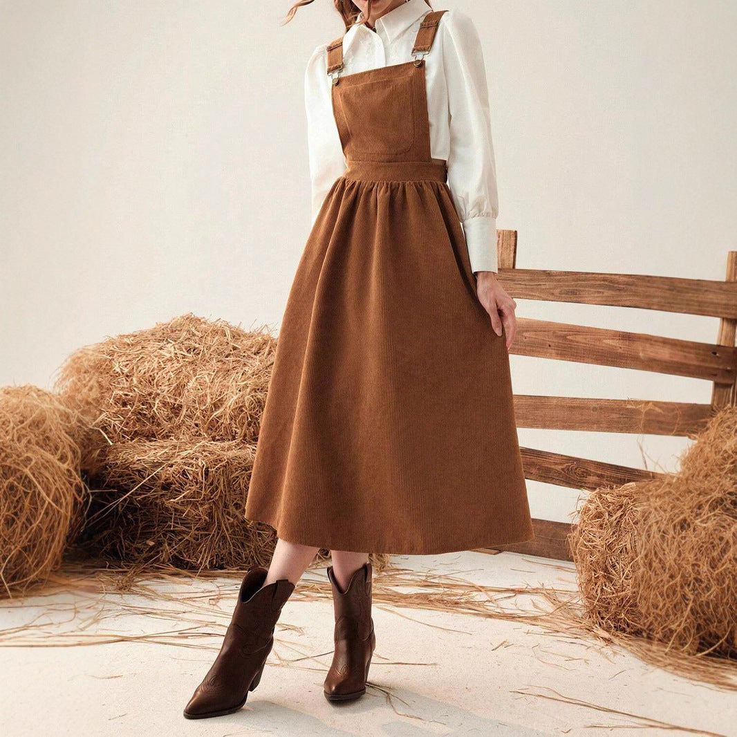 Corduroy Midi Dress: Classic Elegance Meets Everyday Chic