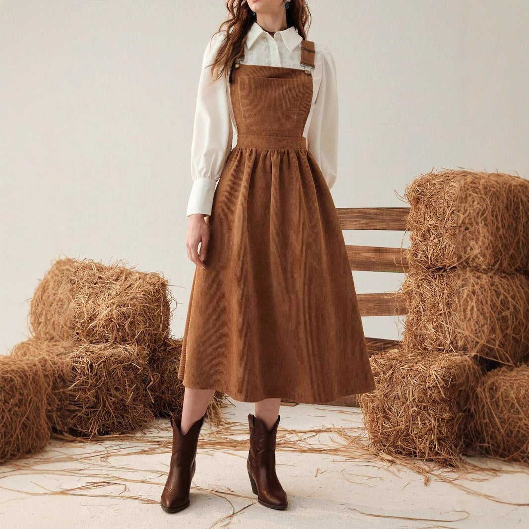 Corduroy Midi Dress: Classic Elegance Meets Everyday Chic
