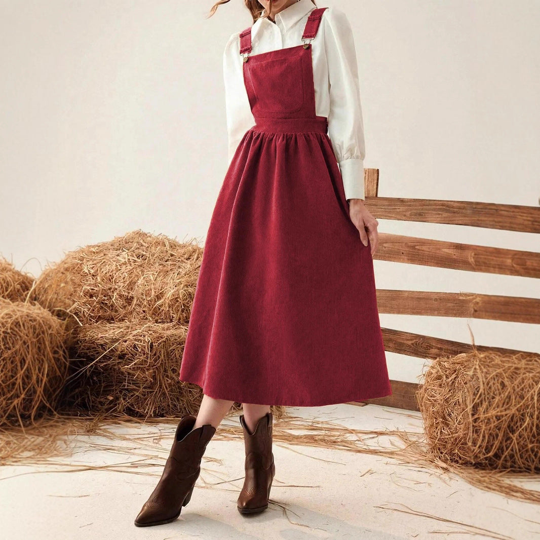 Corduroy Midi Dress: Classic Elegance Meets Everyday Chic